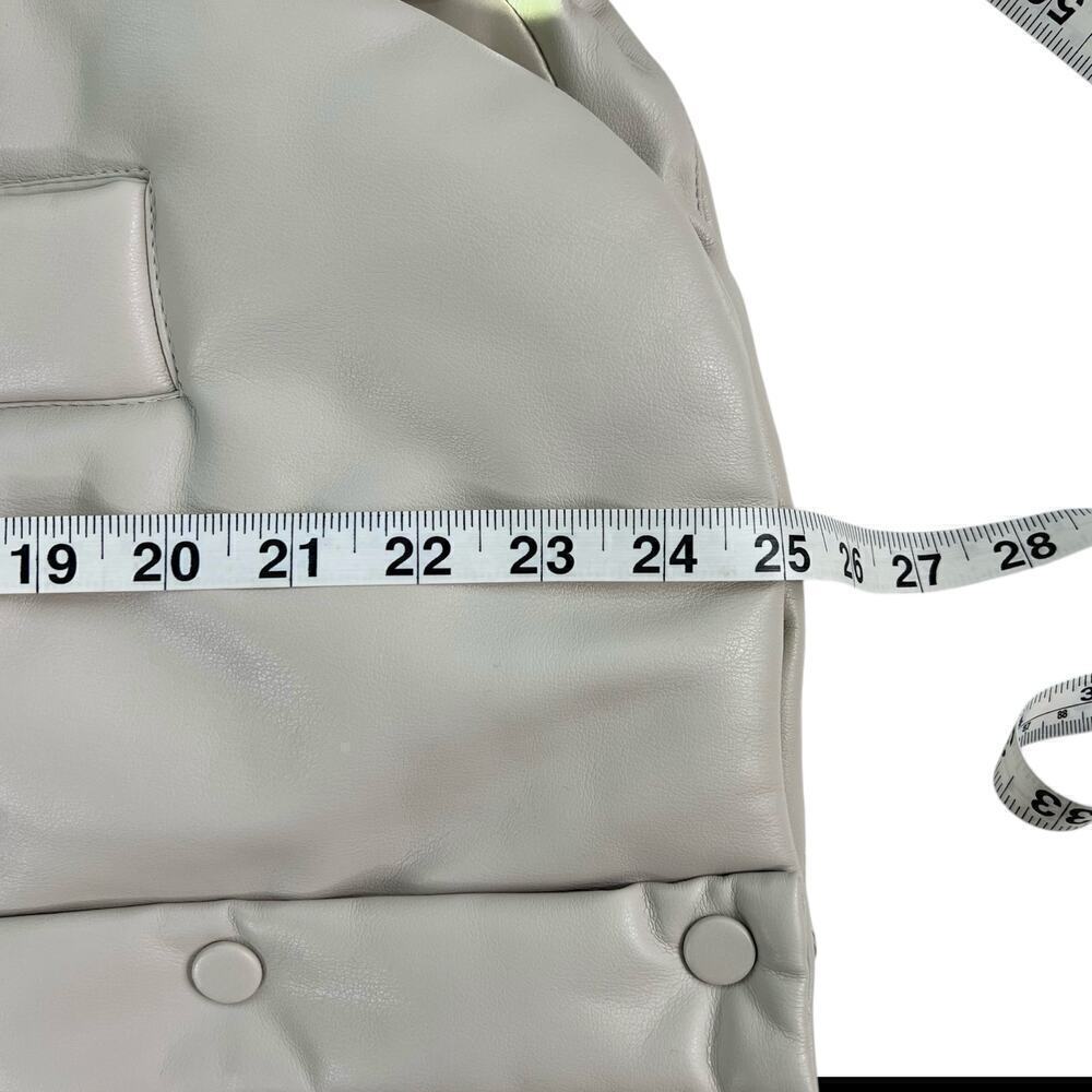 New Women’s BLANKNYC Vegan Leather Quilted Sherpa Vest Size S - Picture 9 of 9
